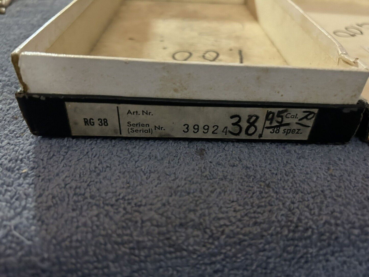 ORIGINAL GUN BOX FOR 38 SPECIAL 10.5 X 5.5 X 1.5 INCHES
