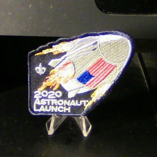 Official BSA: Limited Issue, 2020 Astronaut Launch Patch, Commemorating Space X