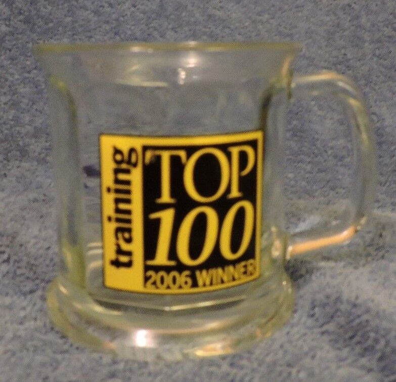 AlliedBarton Security Services "Training Top 100, 2006 Winner" Glass Cup