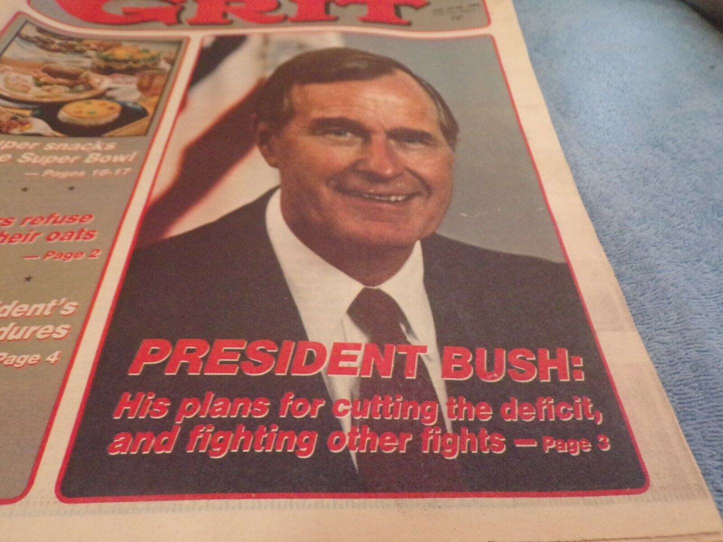 Grit Magazine: Jan. 22-28 1989 Edition Featuring: President Bush