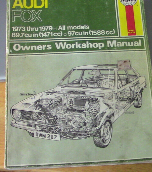 AUDI/FOX 1973-1979-All Models Owners Workshop Manual