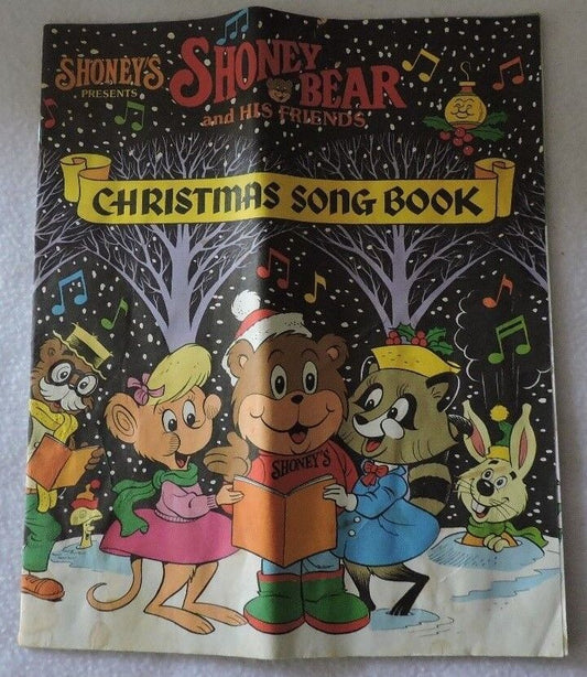 Vintage (1987) Shoney Bear and his Friends Christmas Song Book