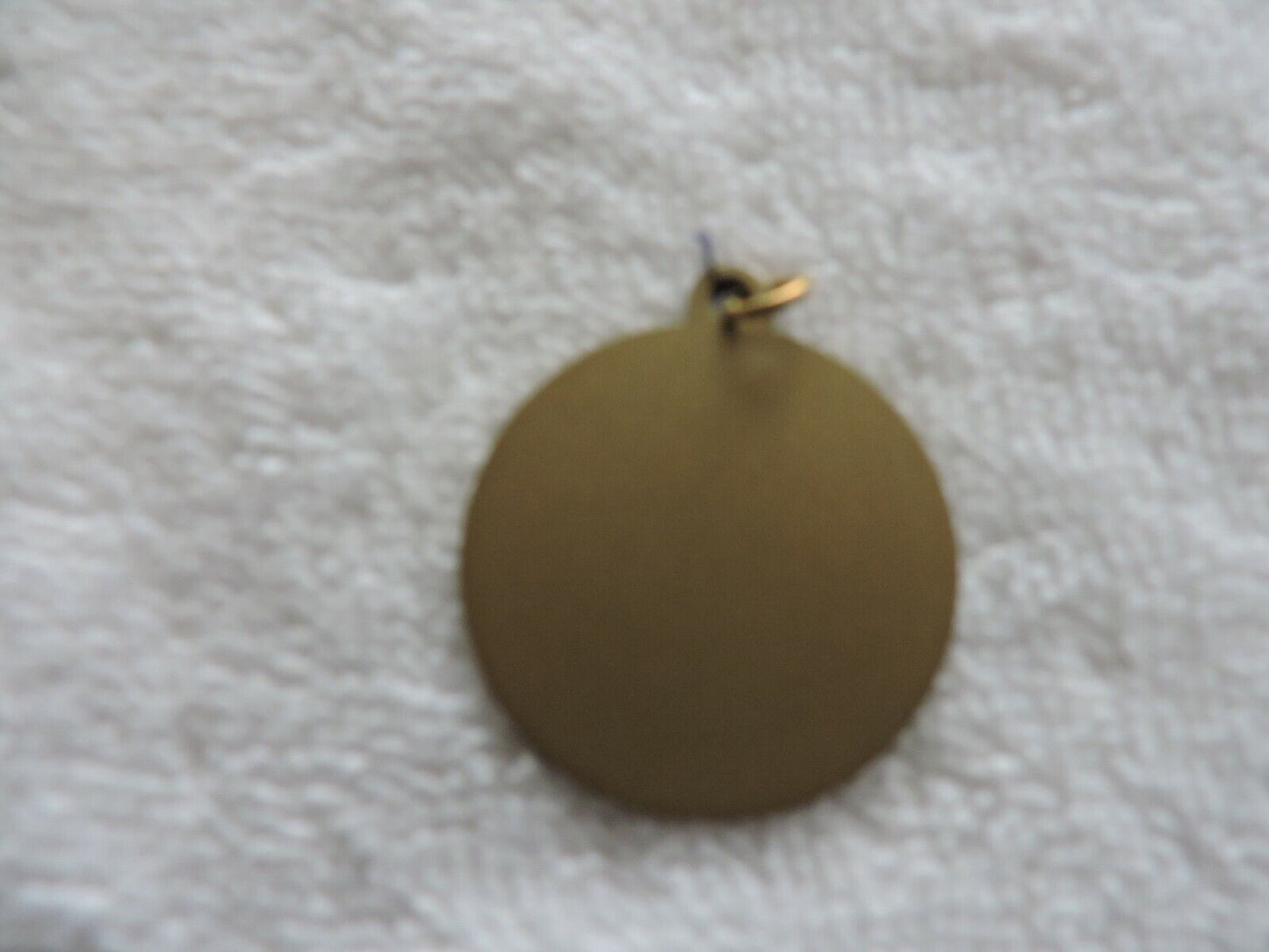 SWIMMING/DIVING  MEDAL  GOLD COLORED, 1.25 INCH ROUND