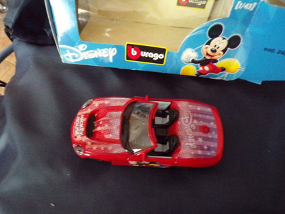 Disney Burango  Mickey Mouse Themed Toy Car Collectable