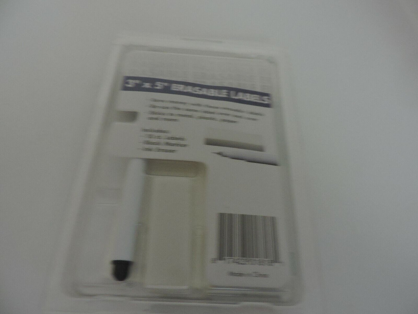 ERASABLE LABELS--10 LABELS--3X5 INCH