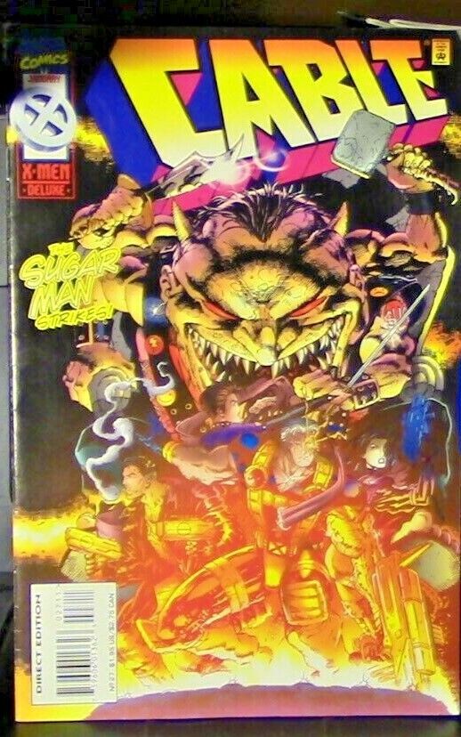 Marvel Comics Presents: X-Men Deluxe CABLE "The Sugar Man Strikes"