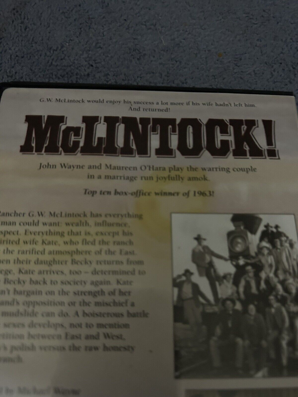 MCLINTOCK!   JOHN WAYNE, MAUREEN O'HARA 2002