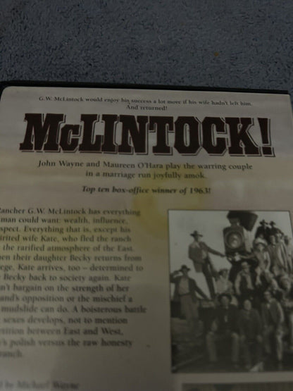 MCLINTOCK!   JOHN WAYNE, MAUREEN O'HARA 2002