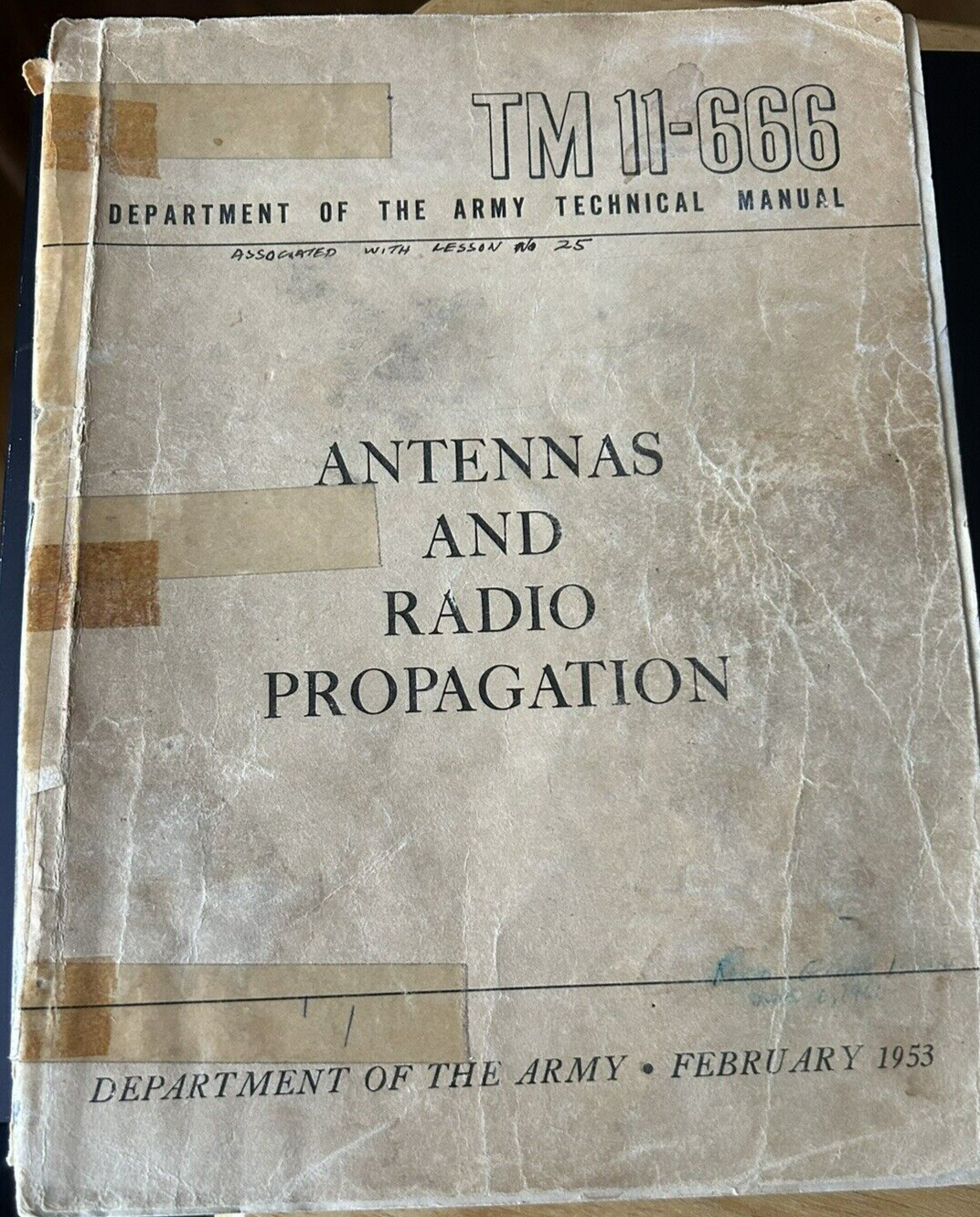 Antennas and Radio Propagation, Army Tech Manual, Feb 1953
