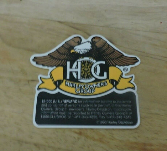 Harley Owners Group Sticker 3 x 3 inch