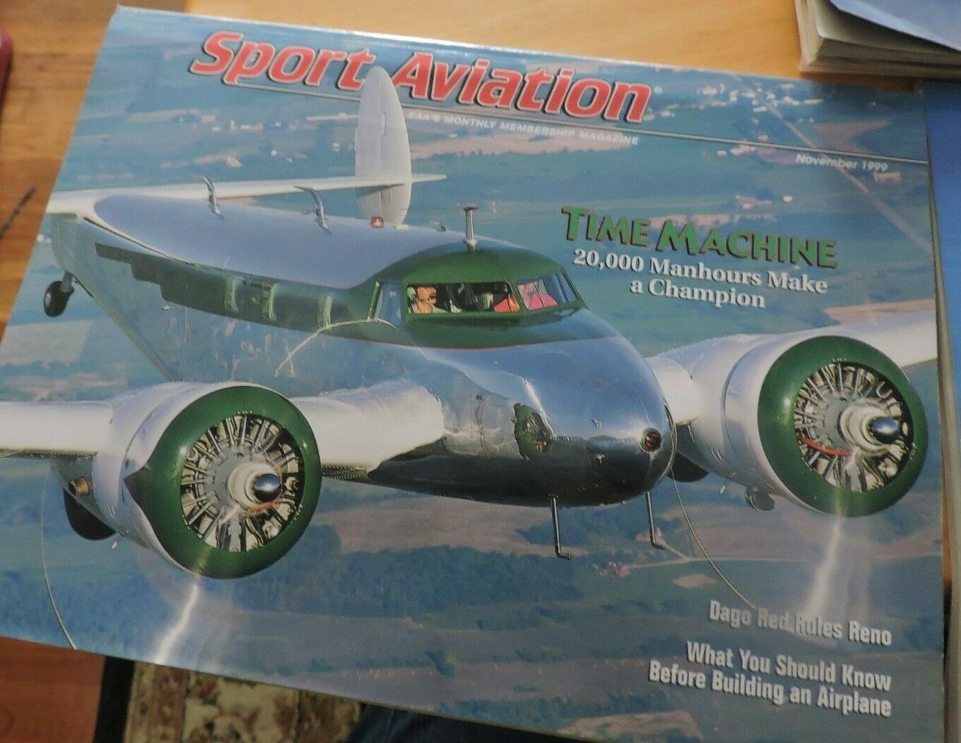 SPORT AVIATION EAA'S MONTHLY MAGAZINE, JULY, SEPTEMBER-DECEMBER 1999 (5)