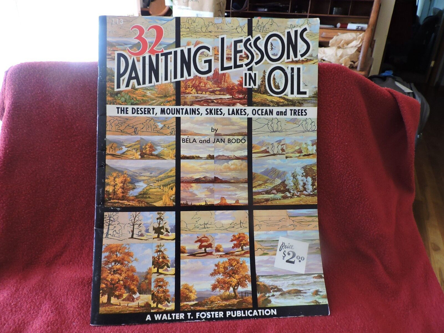32 Painting Lessons In Oil   by Bela & Jan Bodo  Art Instruction  #113  Vintage
