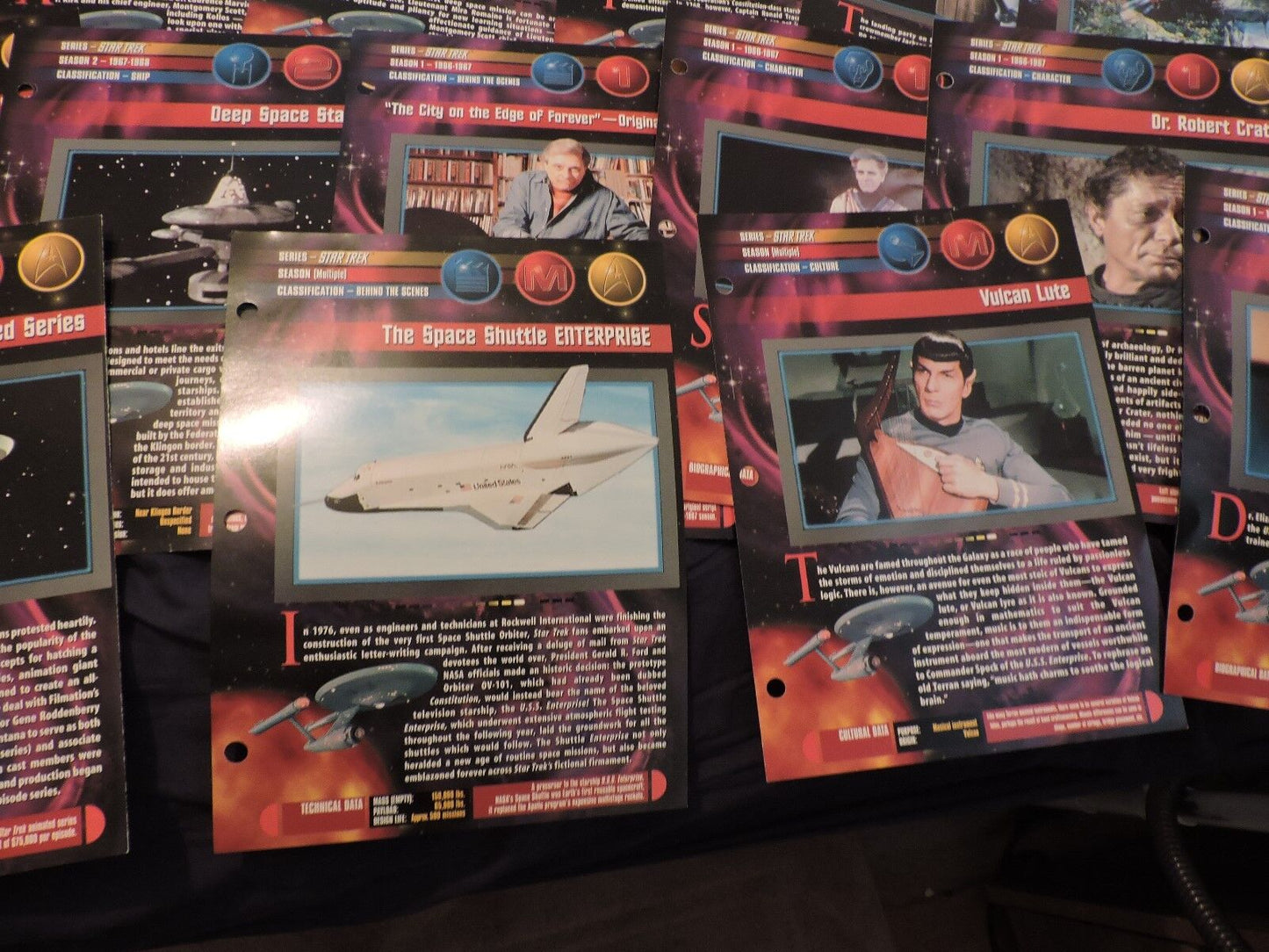 Original Star Trek Series Movie Promotion Cards (cards from season 1,2 & 3)