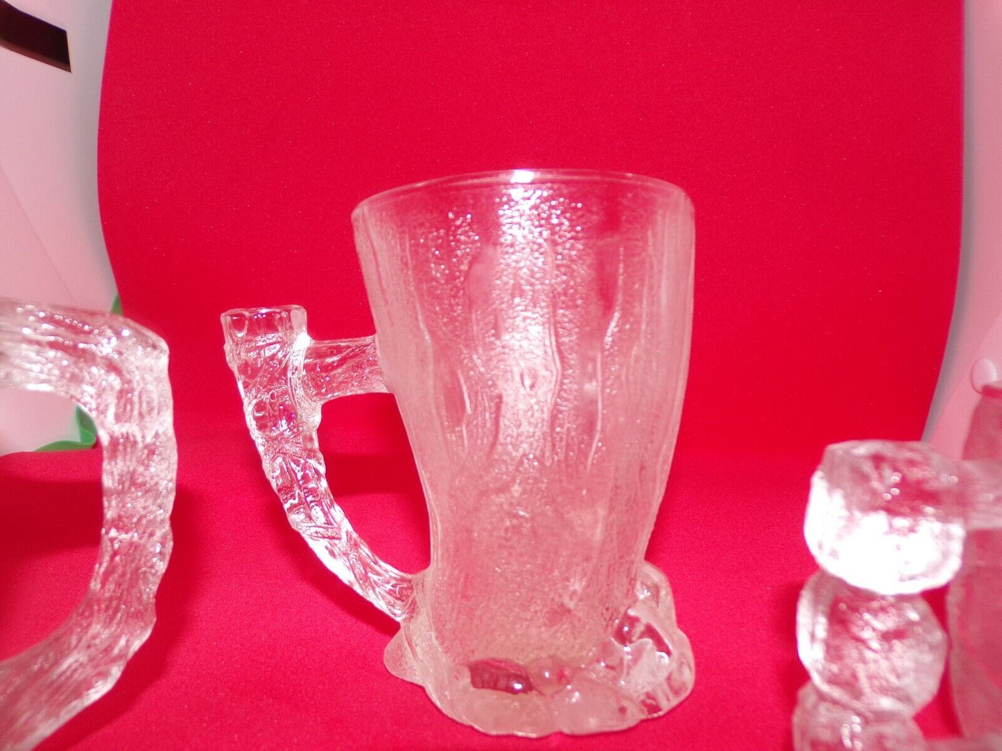 McDonald Flintstone Glass Mugs  set of 3