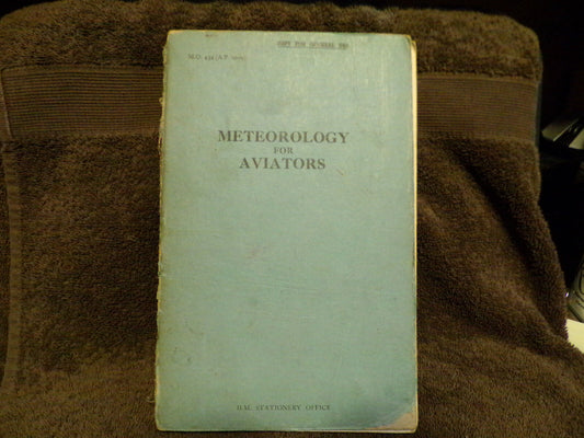Vintage (1941 Reprint) Meteorology for Aviators/London England Air Ministry