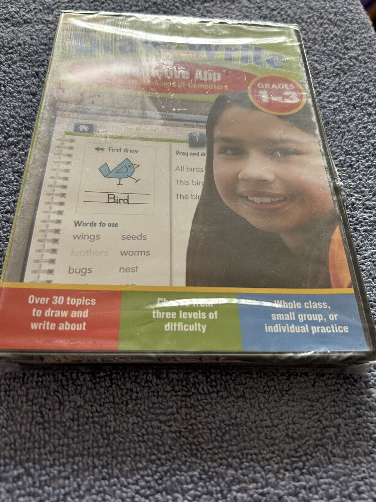 EVAN-MOOR DRAW THEN WRITE INTERACTIVE APP  GRADES 1-3