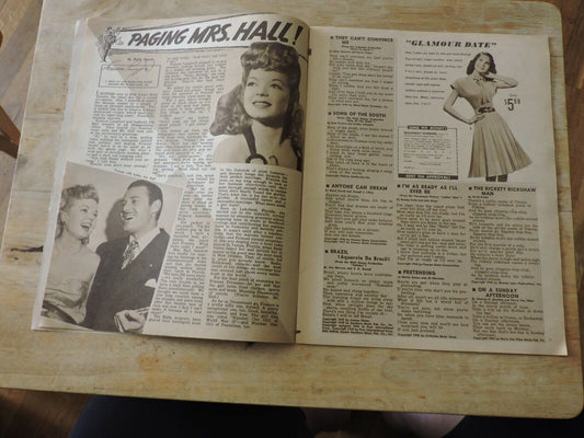 Exclusive Song Hits Magazine April 1942