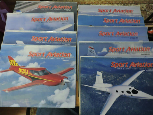 SPORT AVIATION EAA'S MONTHLY MAGAZINE, APRIL-DECEMBER 1997  (9)