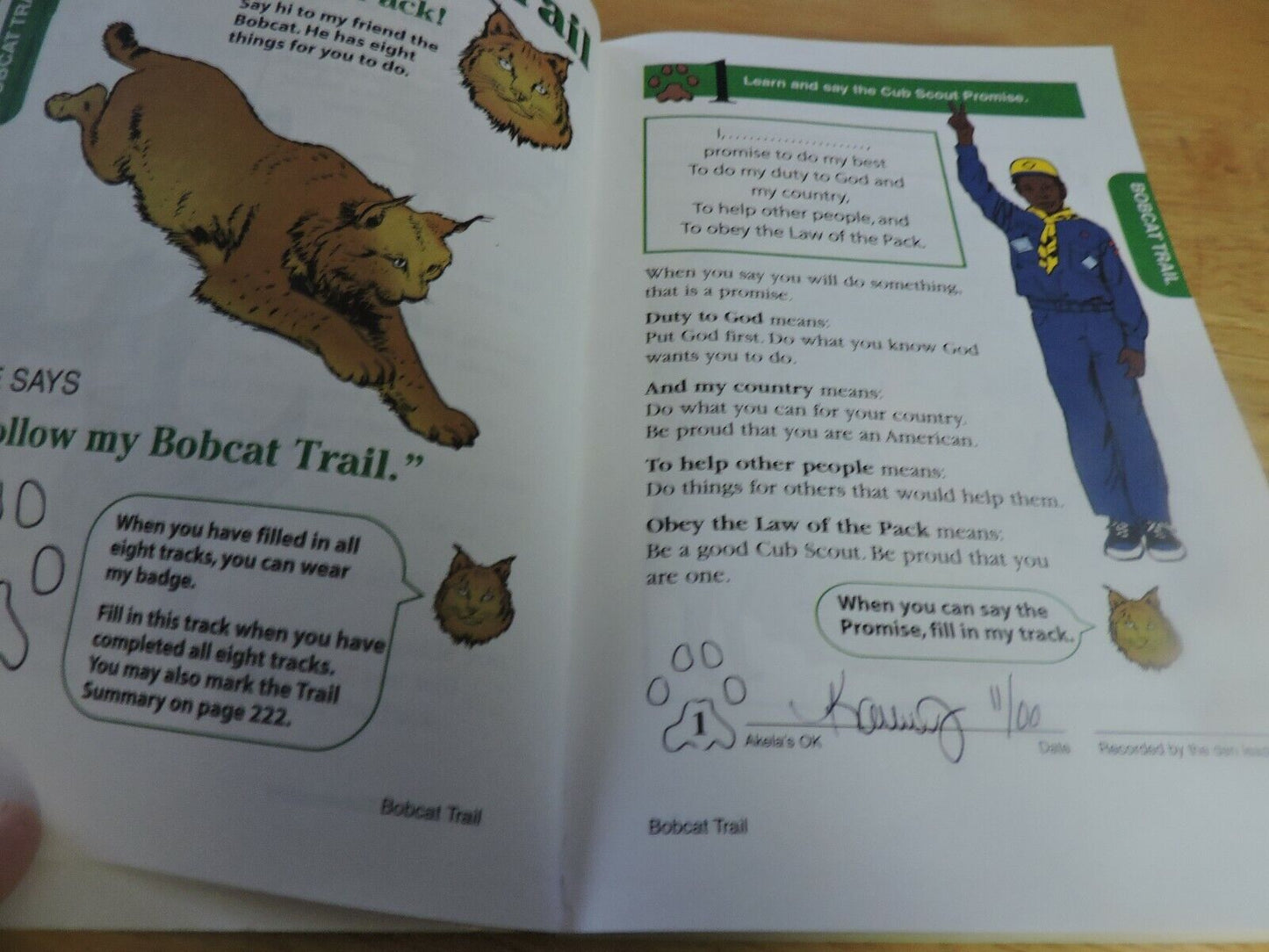 THE WOLF CUB SCOUT HANDBOOK 1999 PRINTING