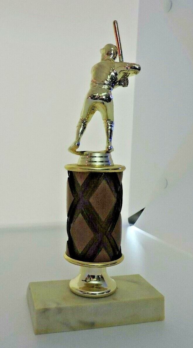 BASEBALL TROPHY--8 INCHES TALL, 3.5 INCHES WIDE