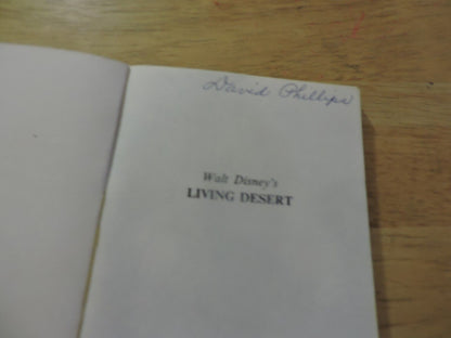 WALT S DISNEY: LIVING DESERT--A GOLDEN BOOK 1969