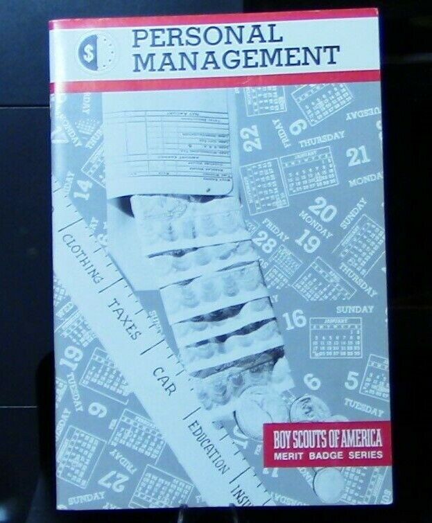 Merit Badge Series Personal Management Pamphlet 1991 Version of 1982 Printing