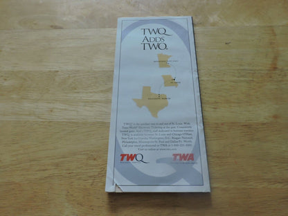 TWA Worldwide Timetable Effective October 25, 1998