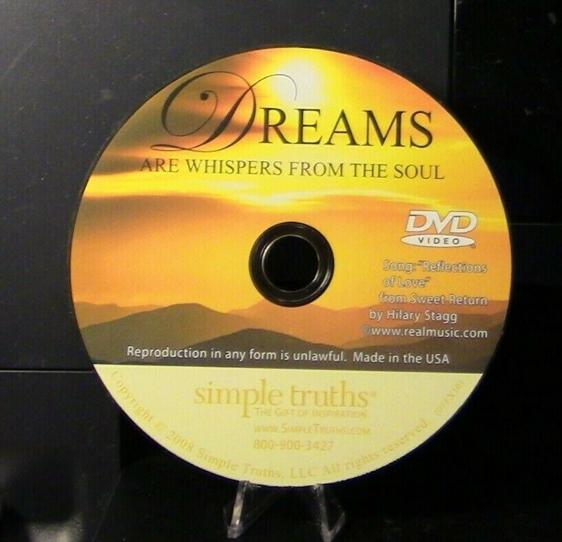 Dreams are Whispers From The Soul DVD (Backup Copy)