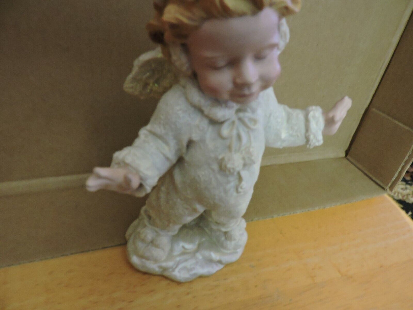 BABY ANGEL 7.5 INCHES TALL--CERAMIC