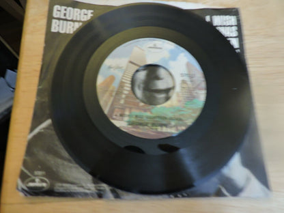 GEORGE BURNS;  WISH I WAS EIGHTEEN AGAIN/ONE OF THE MYSTERIES OF LIFE, 45 RPM RE