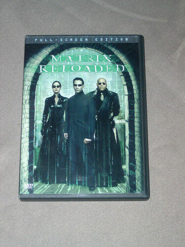 Matrix Reloaded dvd  widescreen edition  Keanu Reeves Lawrence Fishburn