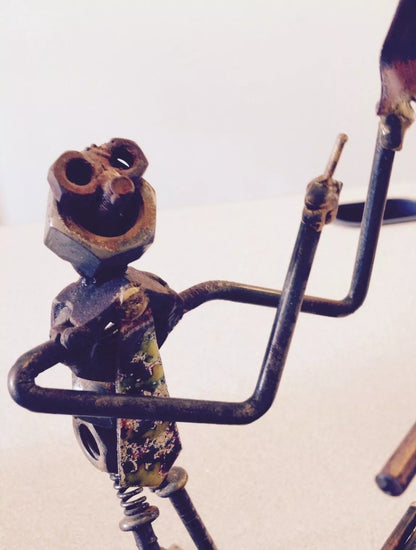 BRONZE METAL SCULPTURE BY ROMARO-SPEAKERS SERIES