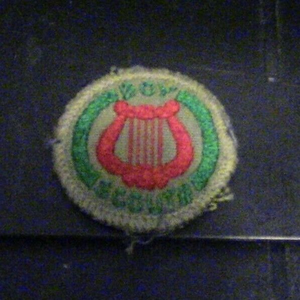 Canadian Scout Proficiency Patch: Musician (Discontinued 1968)