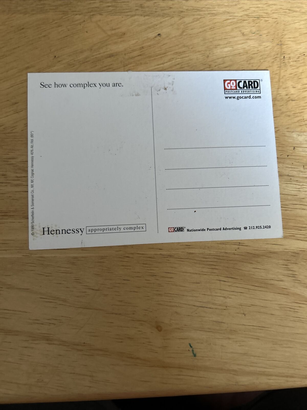 "Instigator" Hennesy Postcard