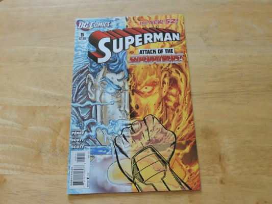 THE NEW 52--SUPERMAN--ATTACK OF THE SUPERPOWERS--#5--2012