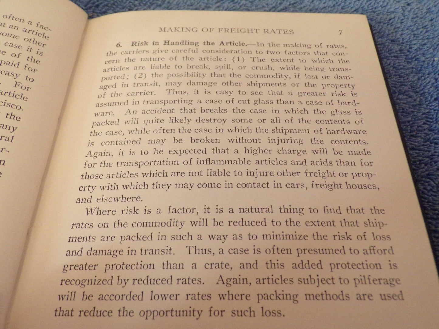 Rate Making Canadian Classification Book 1931 Printing