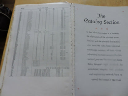THE RADIO AMATEUR'S HANDBOOK 1960 THE STANDARD MANUAL OF AMATEUR RADIO COMMUNICA