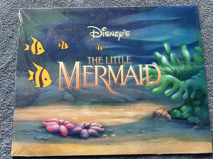 DISNEY'S THE LITTLE MERMAID COMEMORATIVE LITHOGRAPH SET OF 4 14 X 11 INCHES NEW