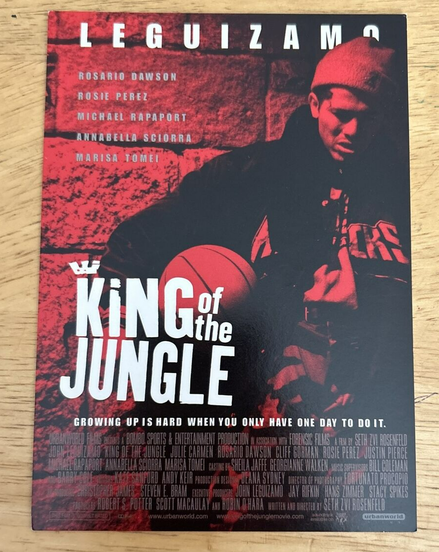 "King of The Jungle" Movie Postcard (Leguizamo)
