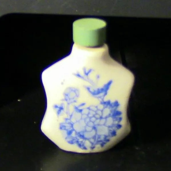Vintage Perfume Bottle (Ceramic Hand Painted)