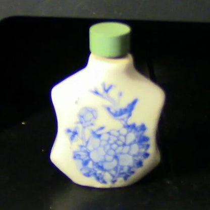 Vintage Perfume Bottle (Ceramic Hand Painted)