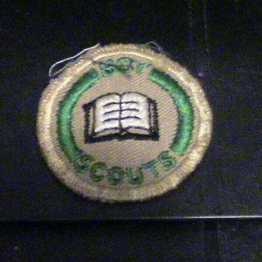 Canadian Scout Proficiency Patch: Reader (Discontinued 1968)