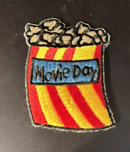 Official Girl Scouts: Girl Scout Iron On Fun Patch: Movie Day