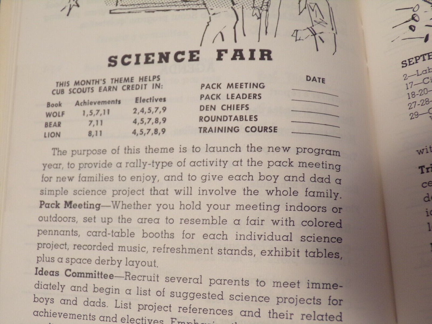 1963-1964 Cub Scout Leader's Program Notebook