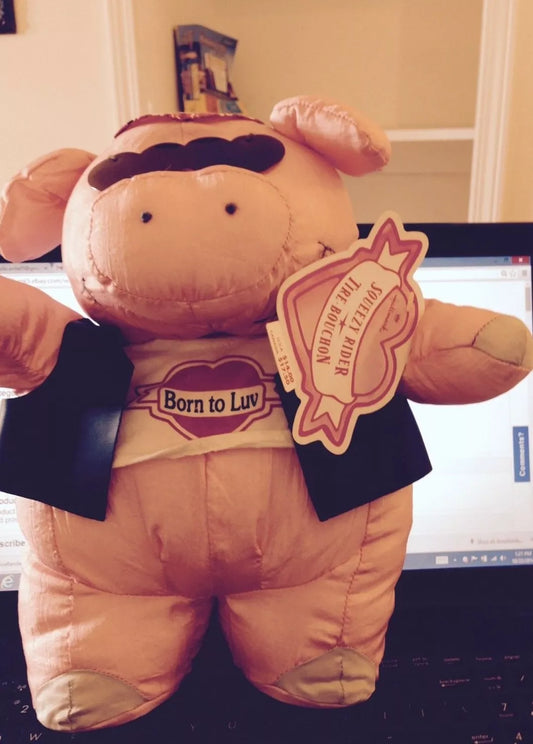 HALLMARK SQUEEZY RIDER TIRE BOUCHON STUFFED ANIMAL