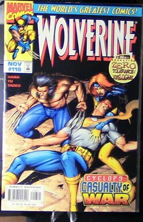 Marvel Comics Presents: Wolverine, Cyclops Casualty of War, Issue # 118