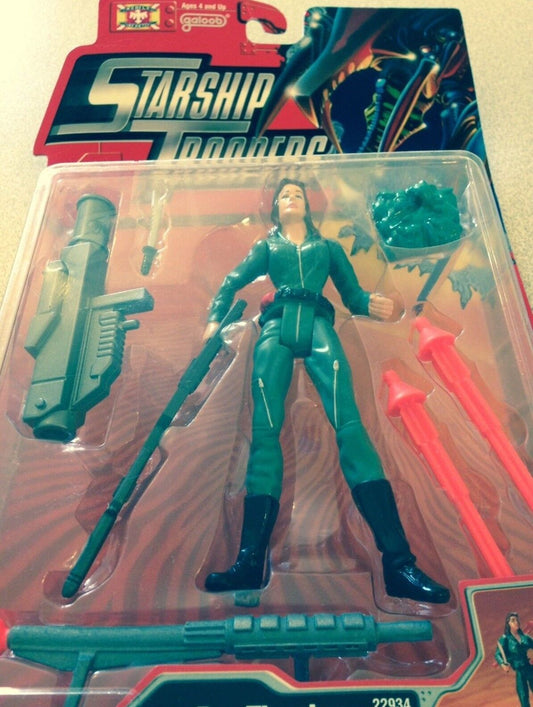 STARSHIP TROOPERS BUG THRASHER CARMEN IBANEZ FIGURE MINT ON CARD FROM 1997 NEW!