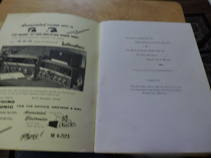 KANSAS CITY AREA AMATEUR RADIO CALL BOOK SPRING 1960