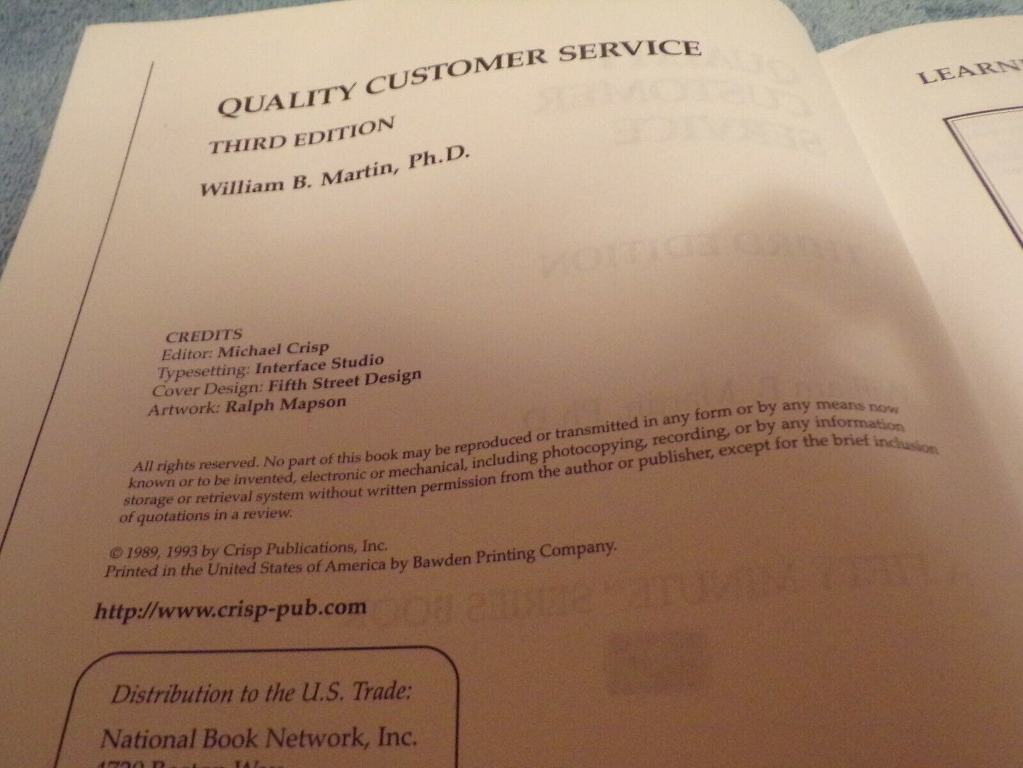 Quality Customer Service: A Positive Guide to Superior Service