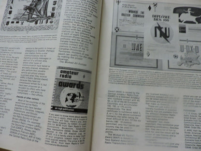 HAM RADIO HORIZONS--CERTIFICATES AND AWARDS 1977
